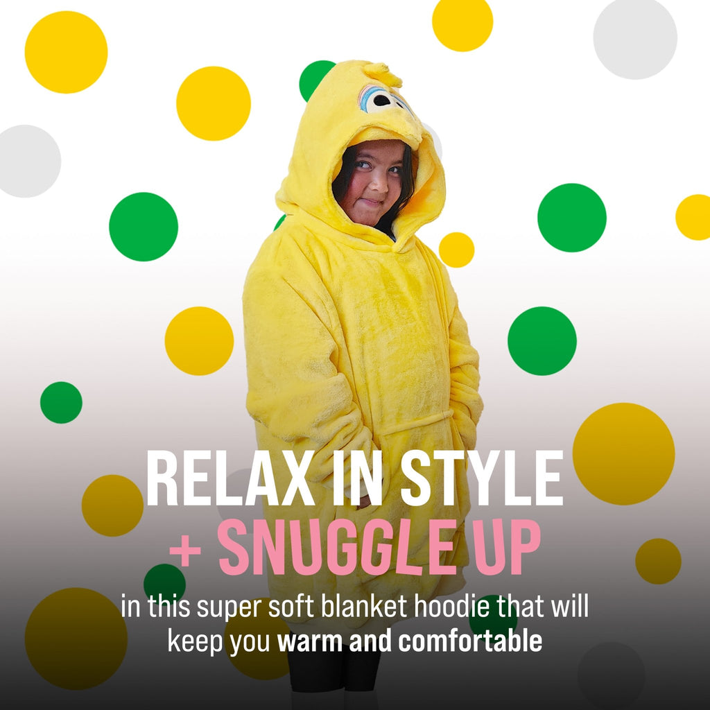 Plushible.comSnugiblesSesame Street | Big Bird Kids Snugible 2 - in - 1 Blanket Hoodie & Pillow