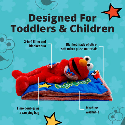 Plushible.comBlankie BestieSesame Street Elmo Blankie Bestie