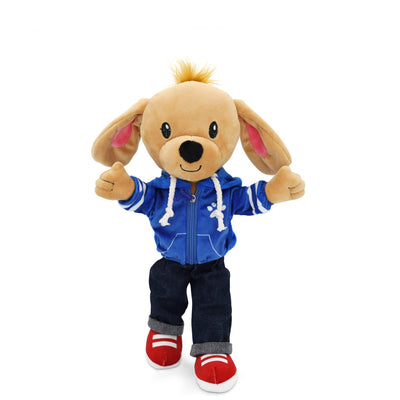 Sharewood Forest Friends 14 Inch Rag Doll Dougie the Dog - OrangeOnions Wholesale