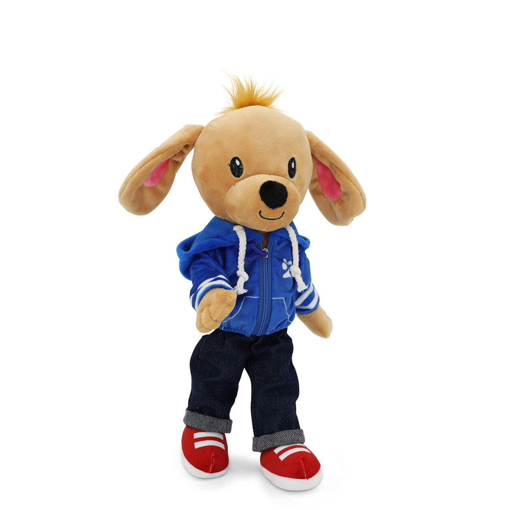 Sharewood Forest Friends 14 Inch Rag Doll Dougie the Dog - Plushible.com