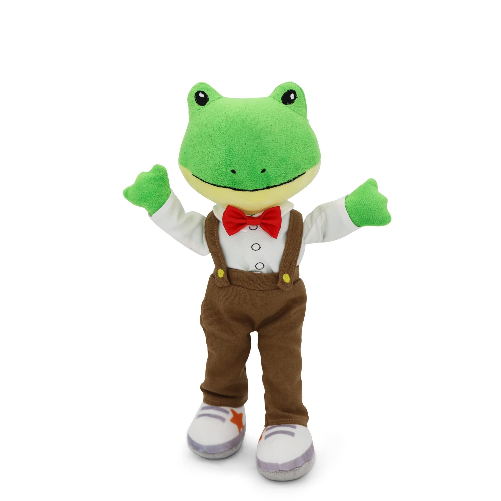 Sharewood Forest Friends 14 Inch Rag Doll Freddy the Frog - OrangeOnions Wholesale
