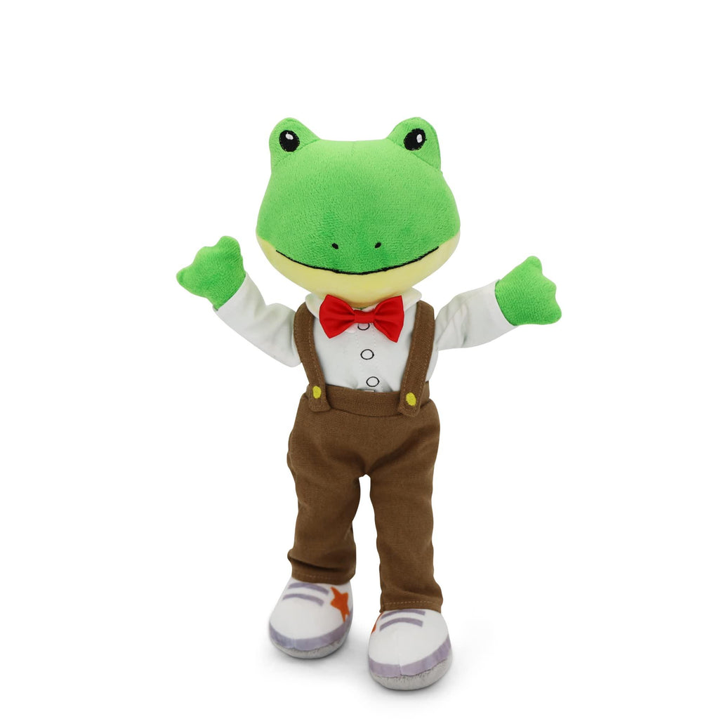 Sharewood Forest Friends 14 Inch Rag Doll Freddy the Frog - Plushible.com
