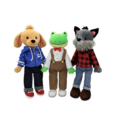 Plushible.com18 Inch Rag DollsSharewood Forest Friends 18 Inch Rag Doll Dougie the Dog