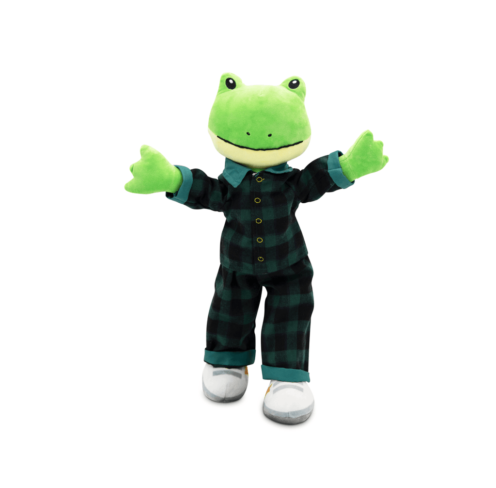 Sharewood Forest Friends 18 Inch Rag Doll Freddy the Frog - Plushible.com
