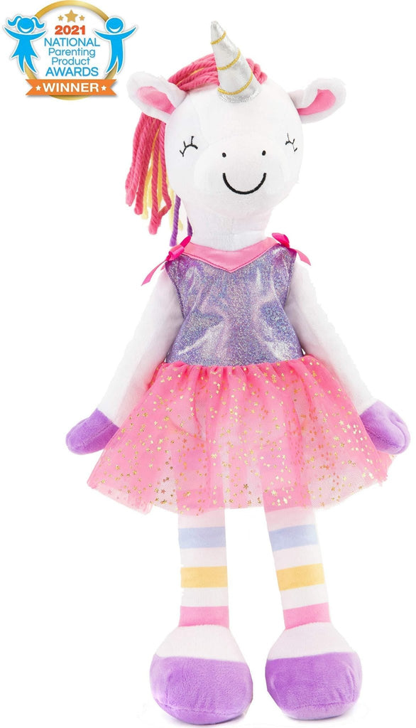 Plushible.com18 Inch Rag DollsSharewood Forest Friends 18 Inch Rag Doll Piper the Unicorn