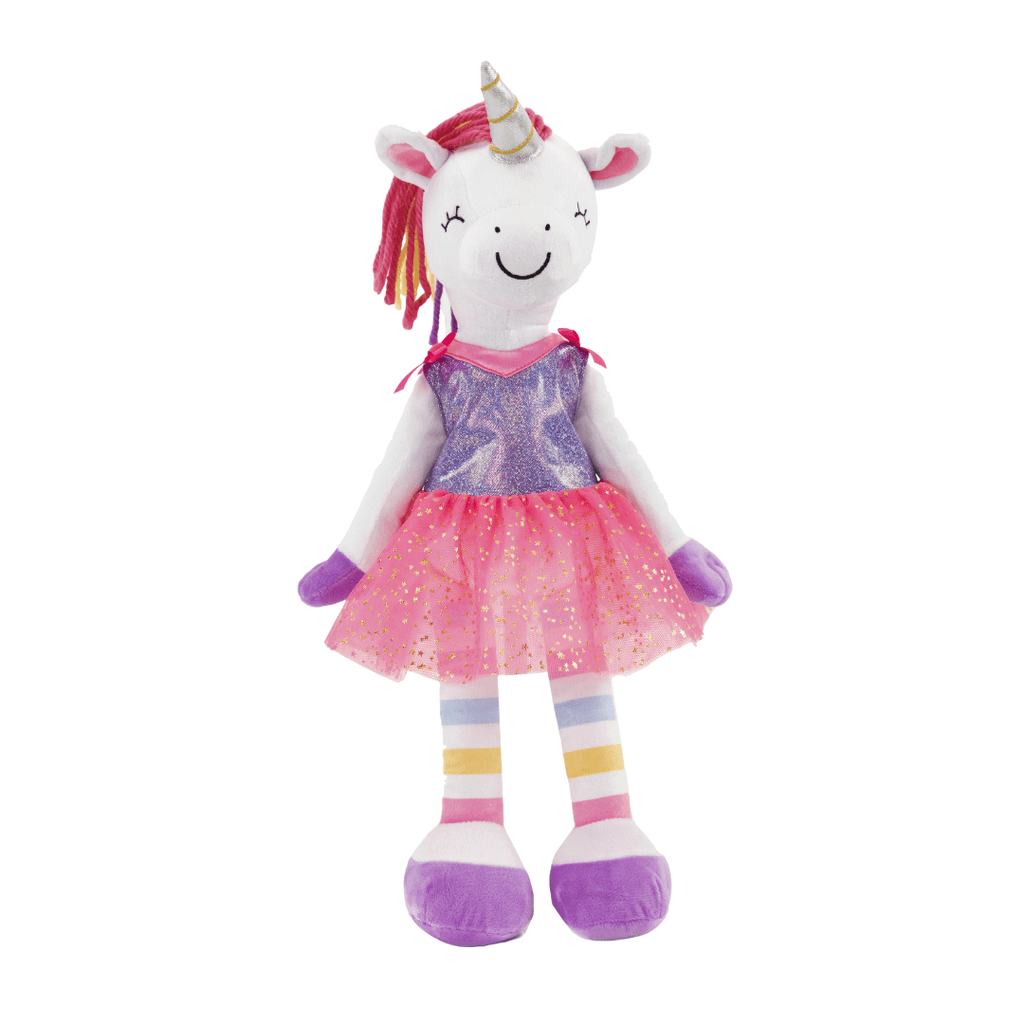 Sharewood Forest Friends 18 Inch Rag Doll Piper the Unicorn - Plushible.com