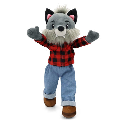 Sharewood Forest Friends 18 Inch Rag Doll Walter the Wolf - OrangeOnions Wholesale
