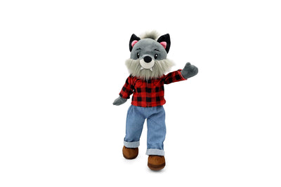 Sharewood Forest Friends 18 Inch Rag Doll Walter the Wolf - OrangeOnions Wholesale
