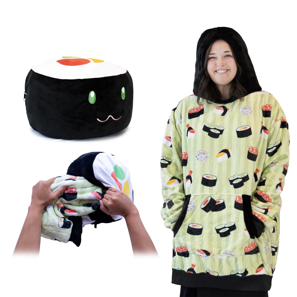 Plushible.comSnugiblesSushi Snugible | Blanket Hoodie & Pillow