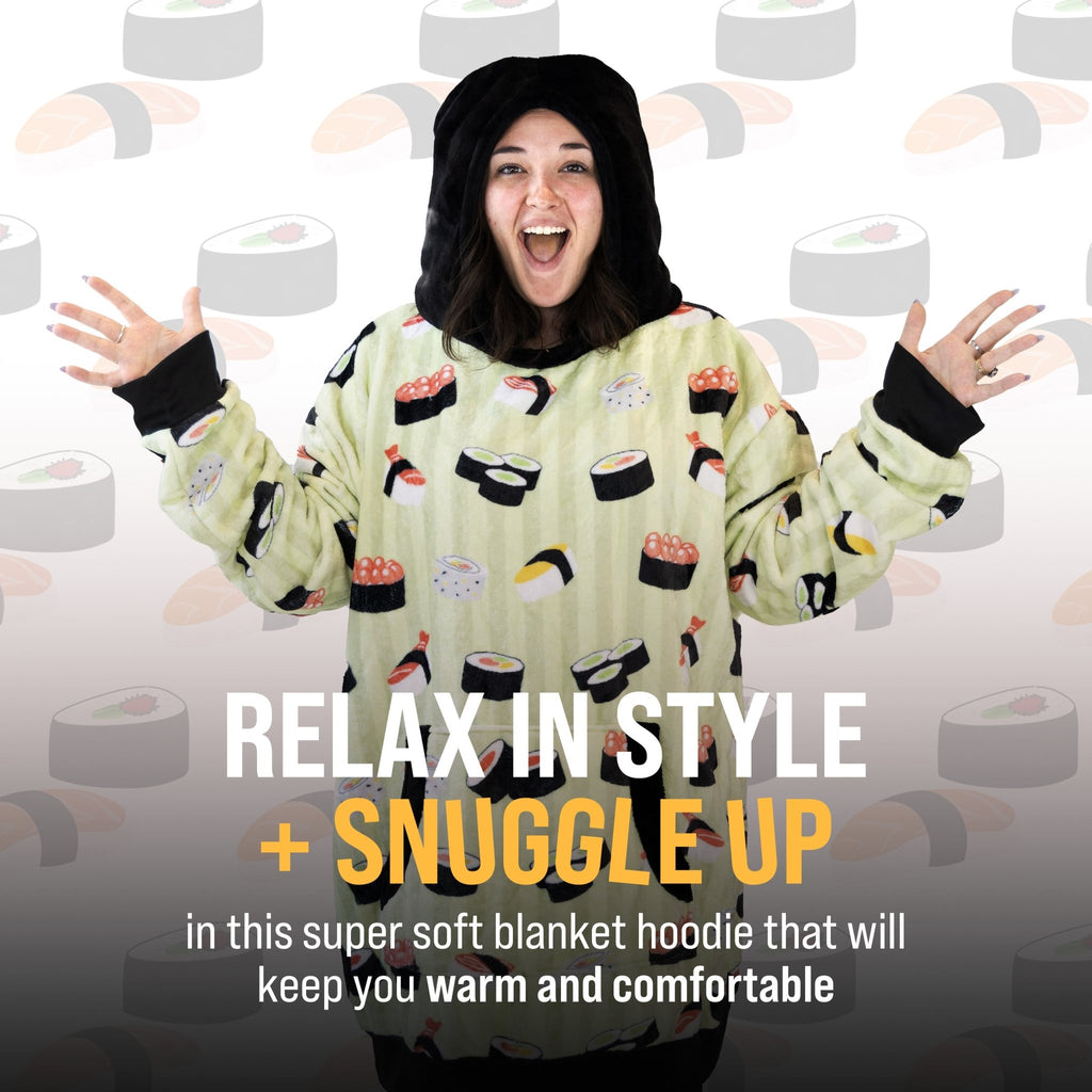 Plushible.comSnugiblesSushi Snugible | Blanket Hoodie & Pillow