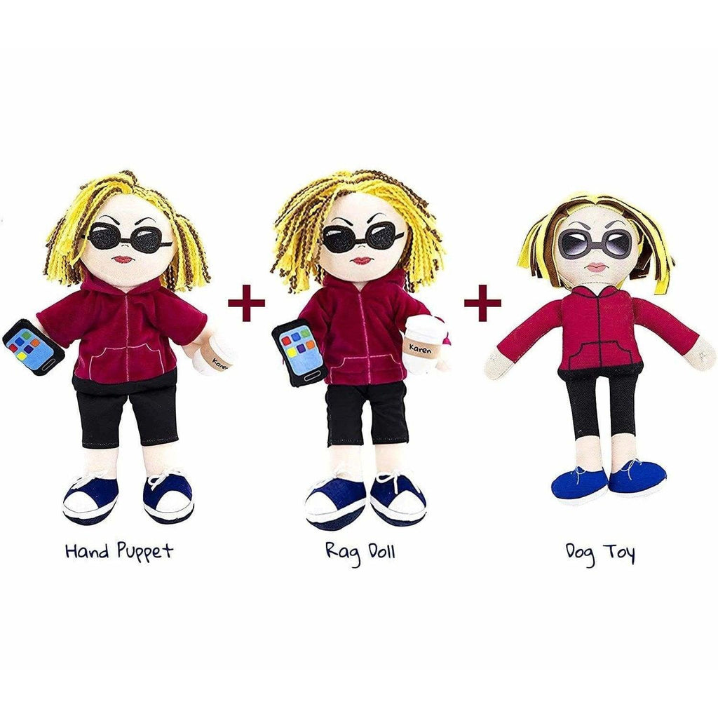 Plushible.com Taylor Toy Karen Dolls 3 Pack Puppet, Doll and Pet Toy