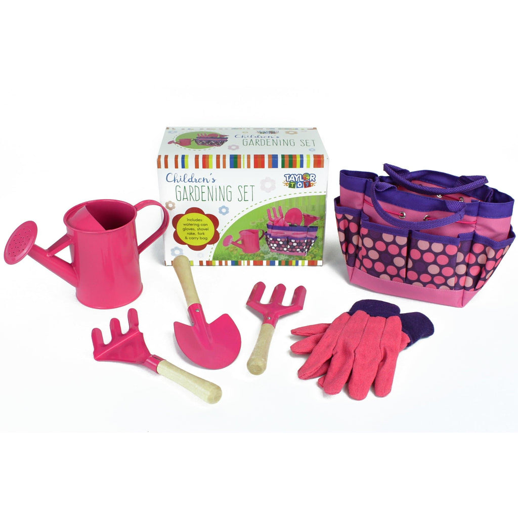 Childrens Gardening Tool Pink Set