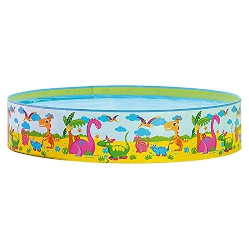 Taylor Toy Swimming Pools Taylor Toy Snapset Swimming Pool for Kids | Toddler and Baby Pool | 71" Diameter x 15" Depth, 203 Gallon Kiddie Pool | Dinosaur
