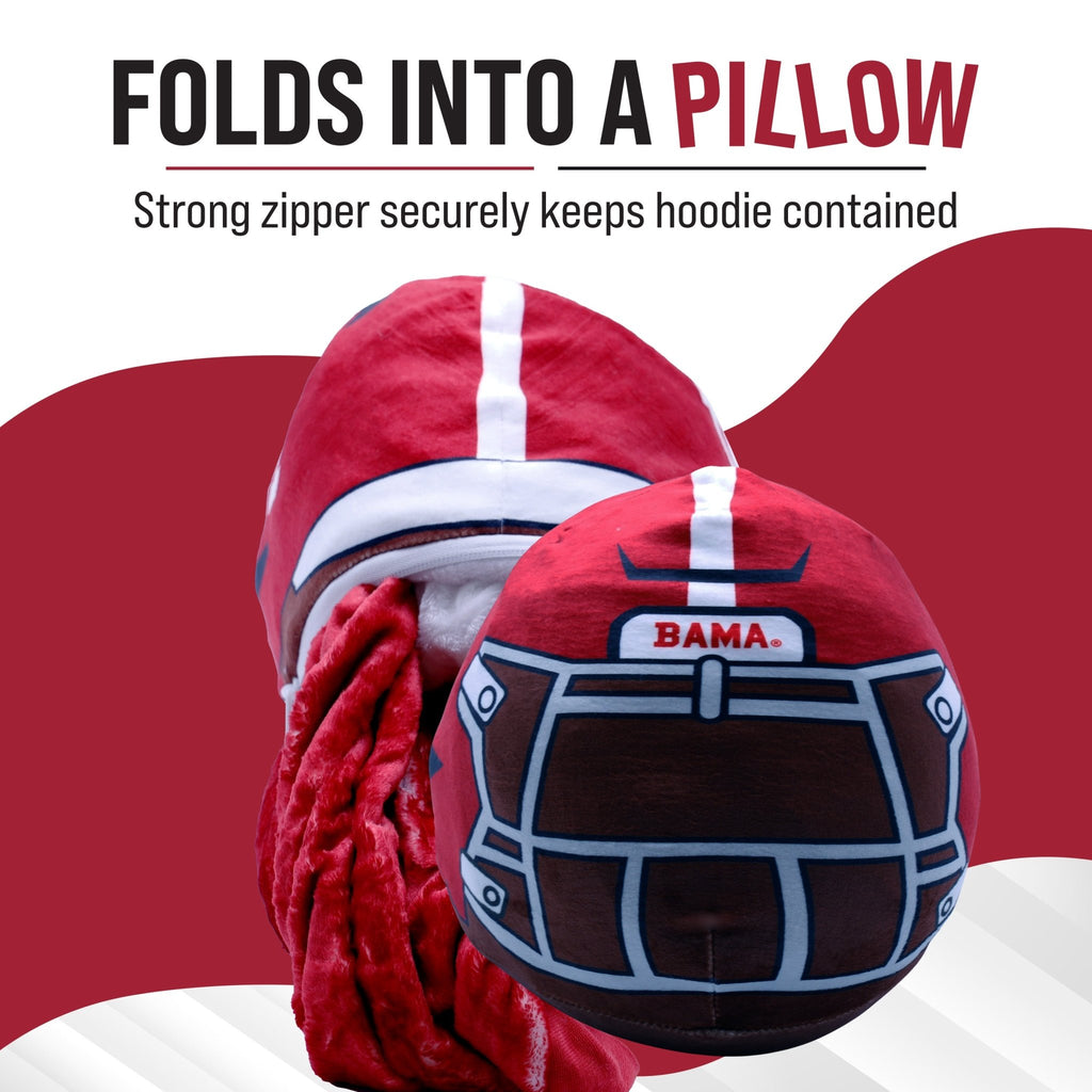 Plushible.comSnugiblesThe University of Alabama Helmet Snugible 2 - in - 1 Blanket Hoodie & Pillow