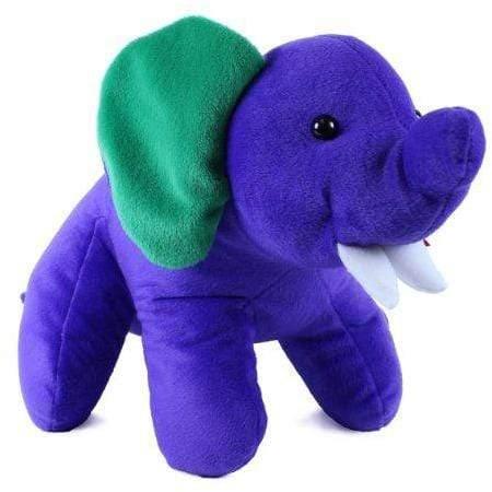 Plushible "Tusky" the 10in Large Circus Elephant by The Beverly Hills Teddy Bear Company"