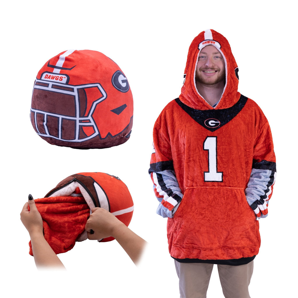 Plushible.comSnugiblesUniversity of Georgia Helmet Snugible | Blanket Hoodie & Pillow