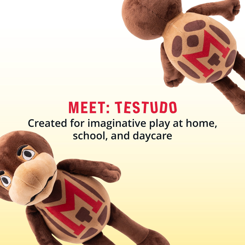 Plushible.com14 Inch Rag DollsUniversity of Maryland Testudo 14 Inch Plush Figure