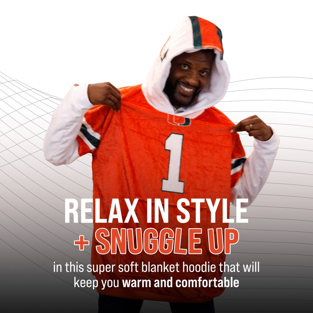 Plushible.comSnugiblesUniversity of Miami Helmet Snugible | Blanket Hoodie & Pillow