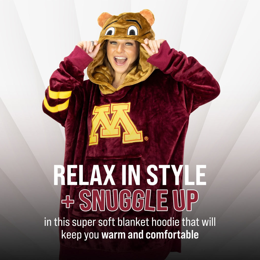 Plushible.comSnugiblesUniversity of Minnesota Gophers Snugible | Blanket Hoodie & Pillow