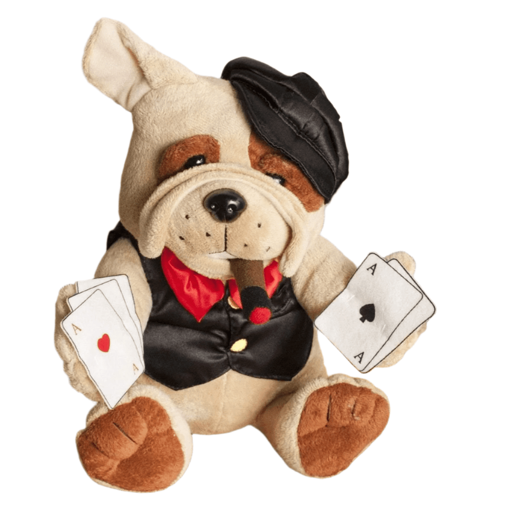 Plushible.comStuffed Animals"Vegas" the 9in Dealin Dog by Ganz