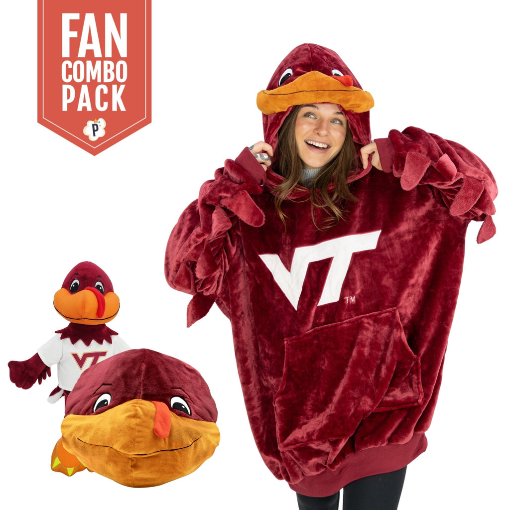 Plushible.comSnugiblesVirginia Tech University Fan Combo Pack