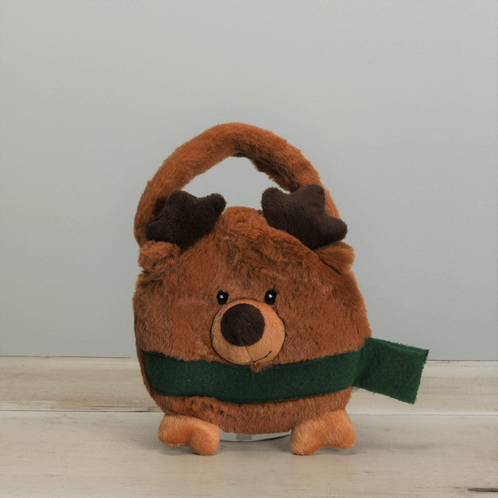 Plushible Christmas “Vixen” the 8in Reindeer Christmas Plush Purse by Gitzy