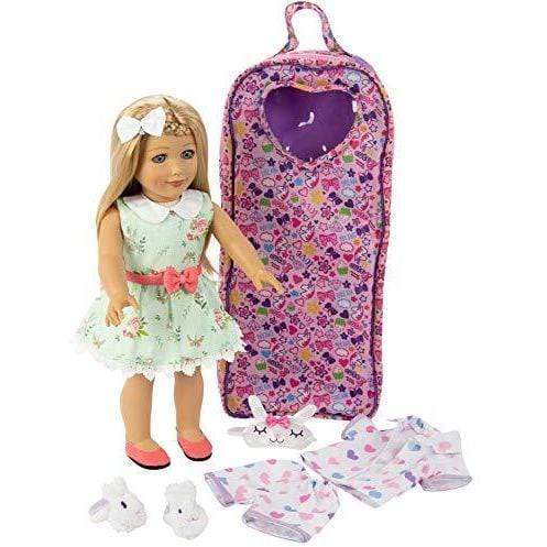 Playtime by Eimmie TOYS_AND_GAMES Eimmie Playtime by Eimmie 18" Doll for Girls - 18 Inch Doll with Pajamas and Carrying Case - Doll Clothes and Accessories
