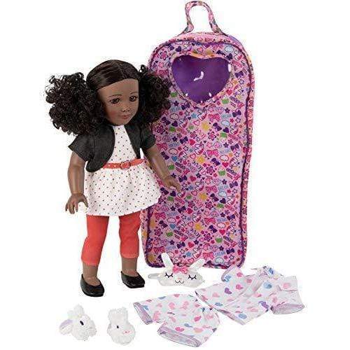 Playtime by Eimmie TOYS_AND_GAMES Kaylie Playtime by Eimmie 18" Doll for Girls - 18 Inch Doll with Pajamas and Carrying Case - Doll Clothes and Accessories
