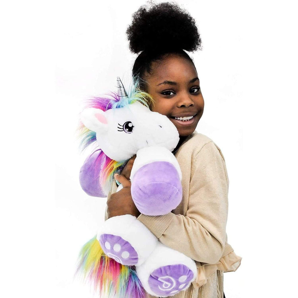 Plushible.com "Poppy" Stuffed Unicorn Toy 18" Tall